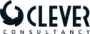 A dark logo featuring the word "CLEVER" in bold uppercase letters with "CONSULTANCY" below and a stylized geometric icon.