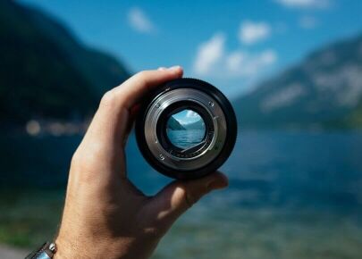A photo lens with a clear view